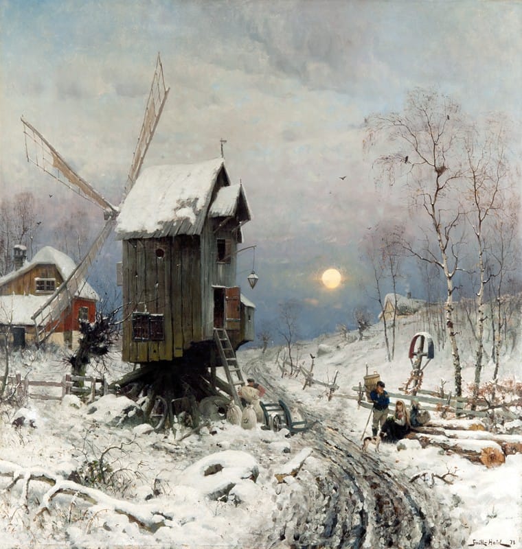 Frithjof Smith-Hald - Winter Landscape