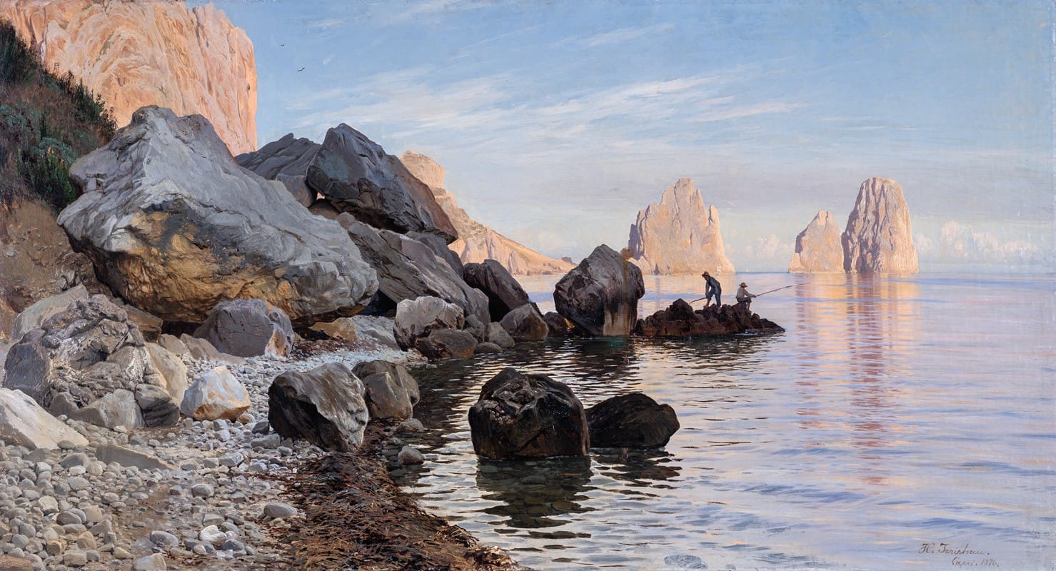 Harald Jerichau - Coast Scene, Capri