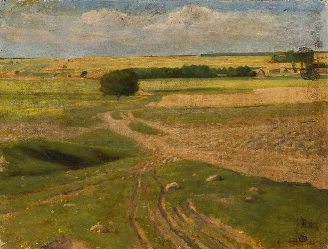 Leon Szpądrowski - Landscape of fields