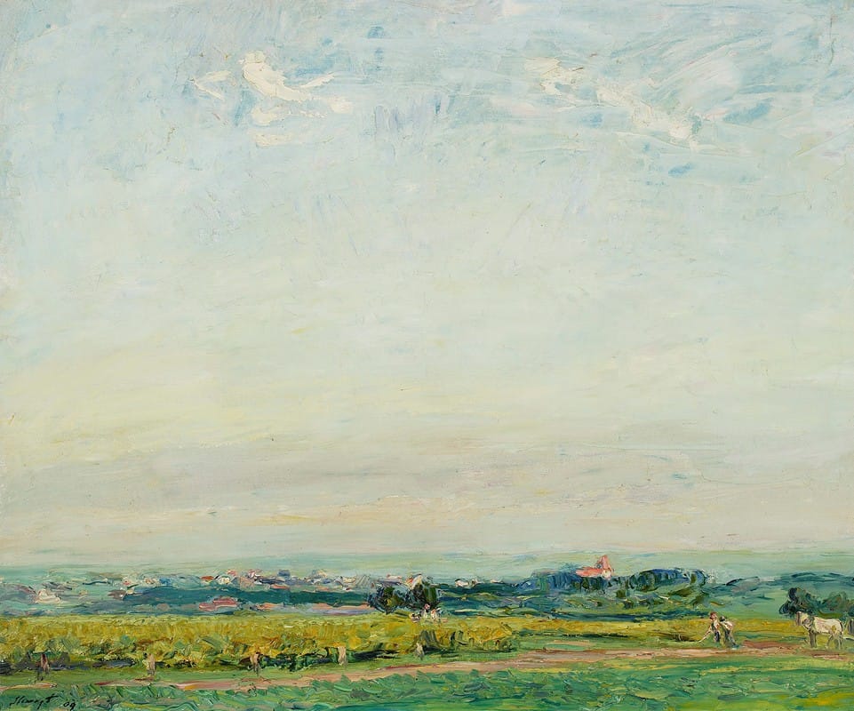 Max Slevogt - Landscape from Palatinate