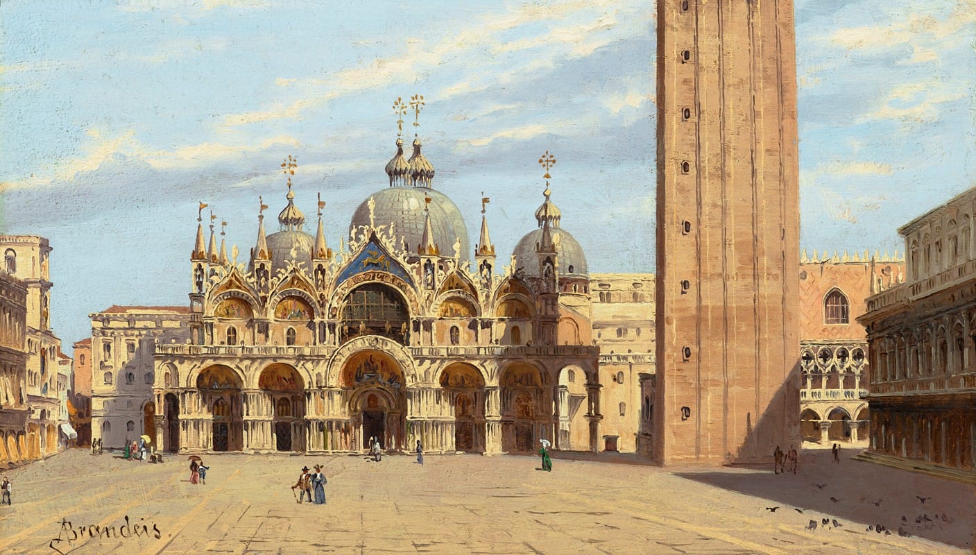Antonietta Brandeis - Piazza San Marco, Venice