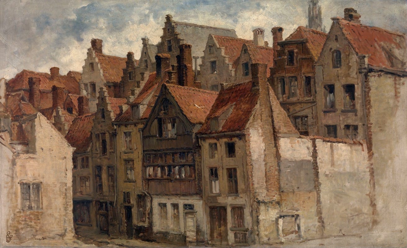Henri François Schaefels - Old Houses