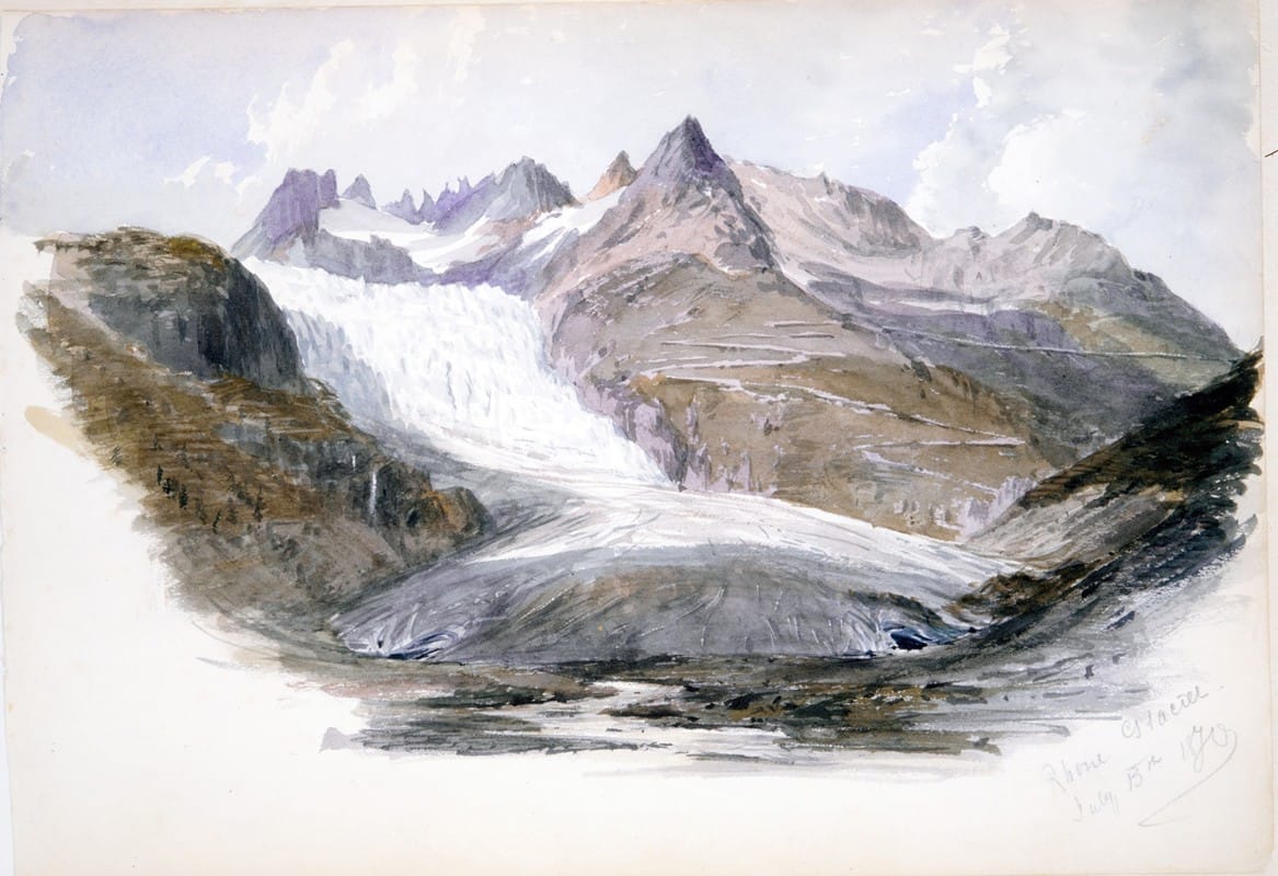John Singer Sargent - Rhône Glacier