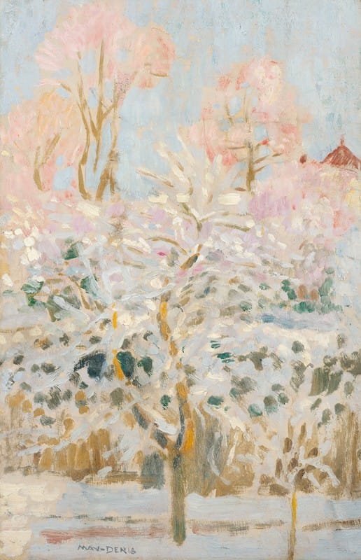 Maurice Denis - Jardin sous la neige