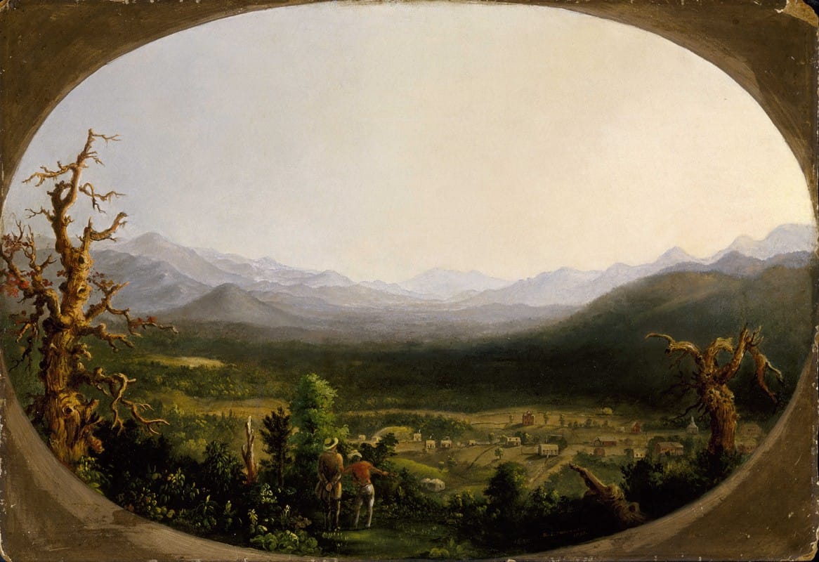 Robert Duncanson - A View of Asheville, North Carolina