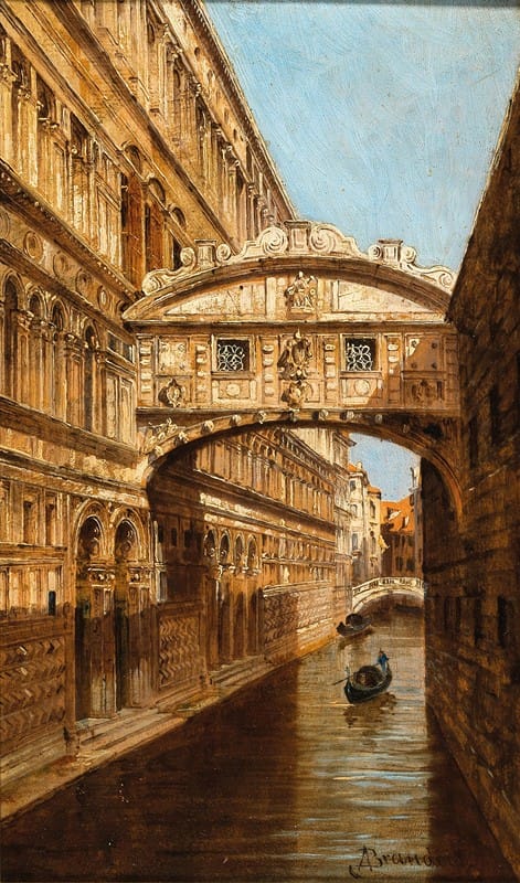 Antonietta Brandeis - Venice, Le ponte dei Sospiri, Venezia