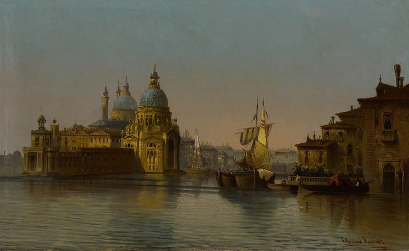 Charles Marchand - View of Venice
