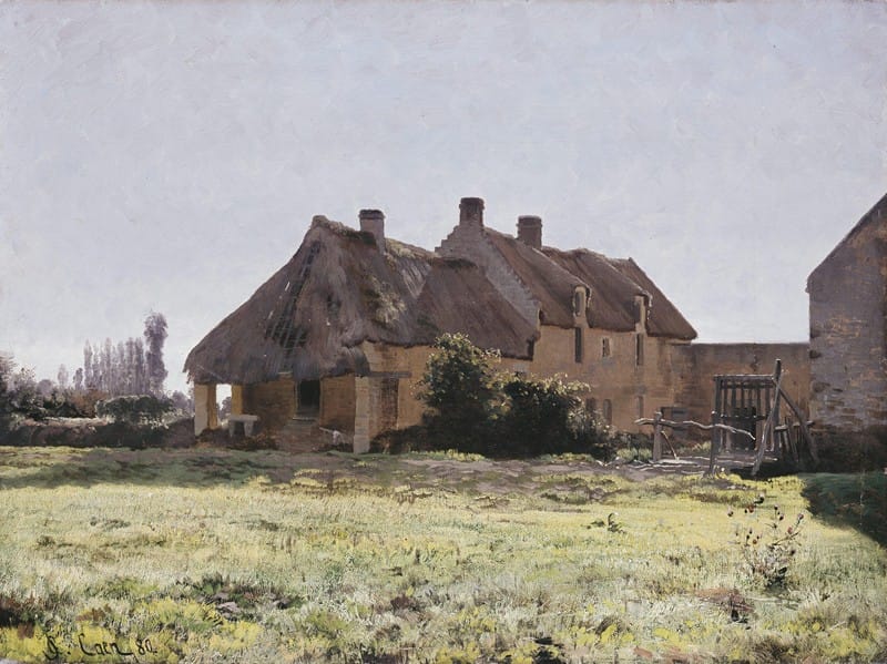 Christian Skredsvig - French Farm. Study for Ferme Venoix 1881
