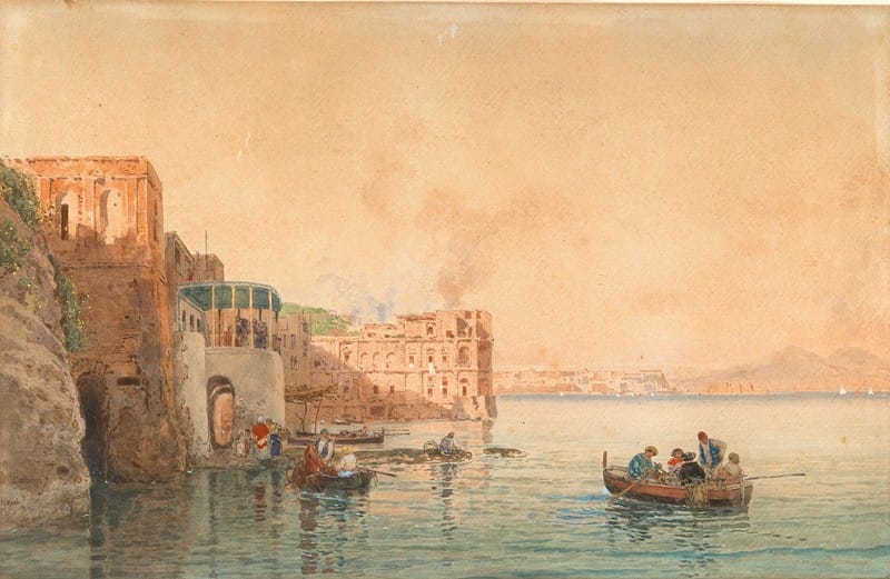 Eduardo Dalbono - Palazzo Donn’Anna in Naples