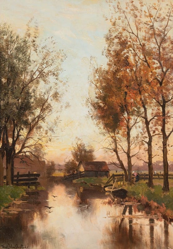 Frederik Jacobus van Rossum du Chattel - A waterway