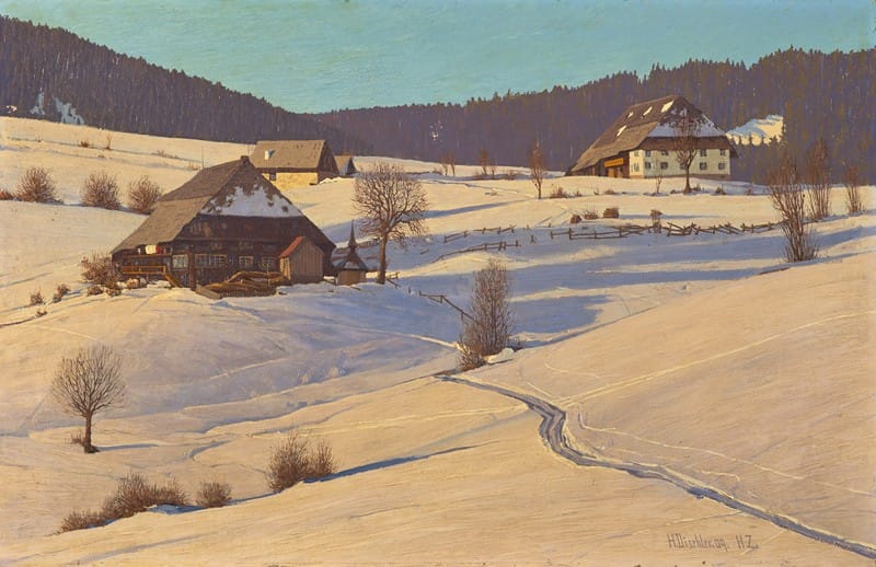 Hermann Dischler - Winter in the Black Forest