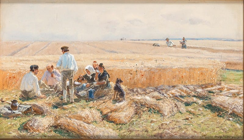 Hugo Mühlig - Rest in the field