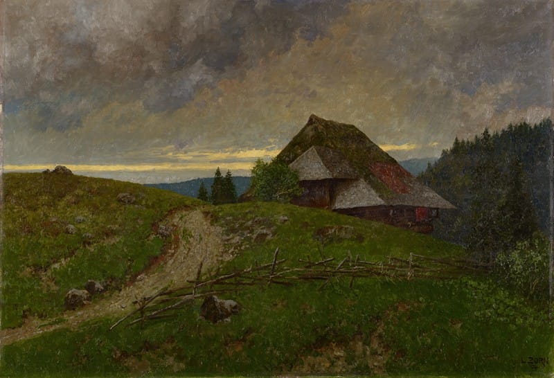 Ludwig Zorn - Cloudy Weather in the Black Forest