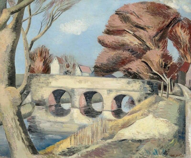 Paul Nash - The Bridge, Romney Marsh