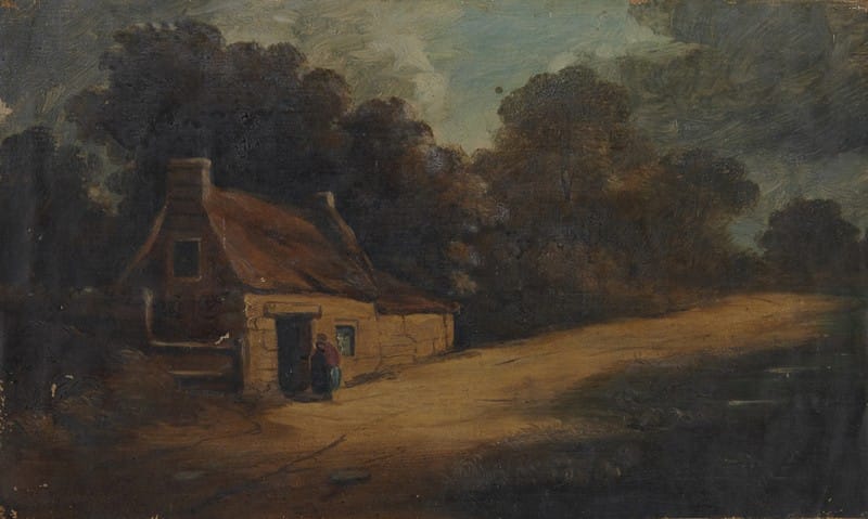 Thomas Barker Of Bath - Cottage in Landscape