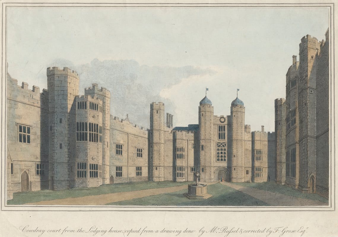 Capt. Francis Grose - Cowdray Court from the Lodging House