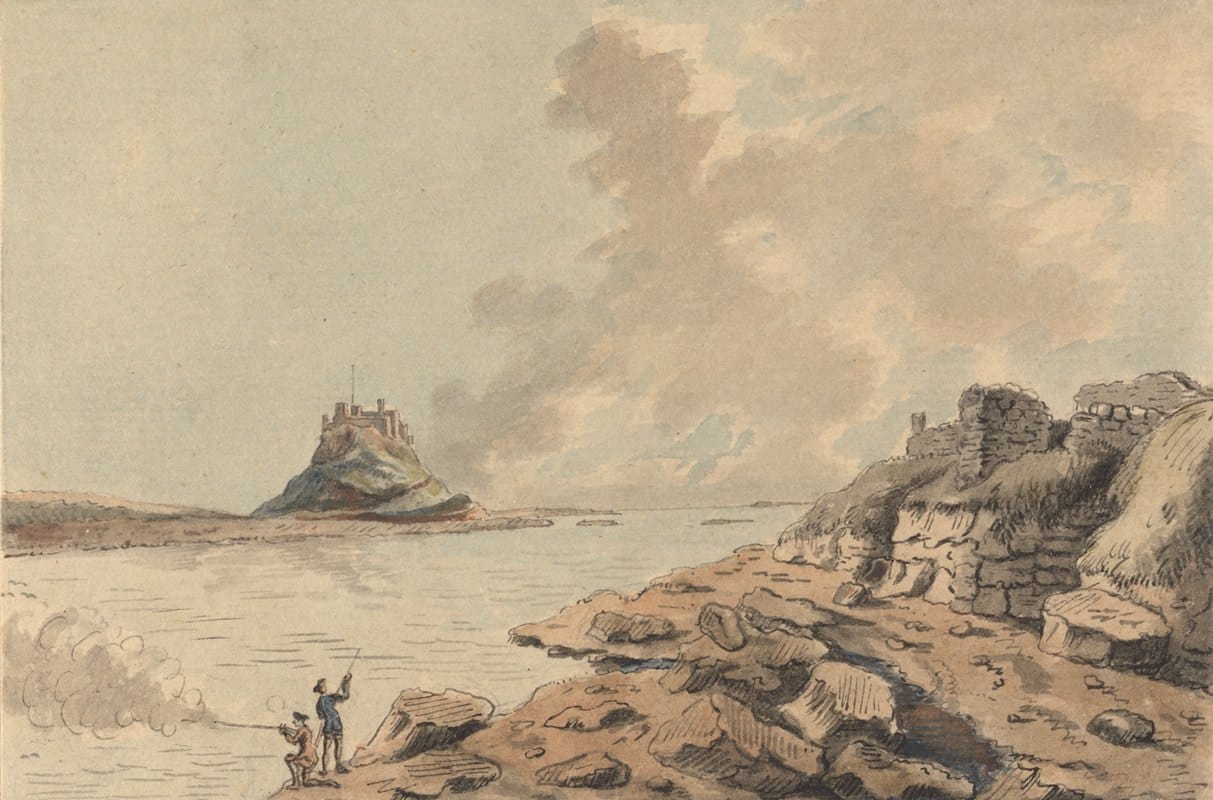 Capt. Francis Grose - Holy Island and Castle, Northumberland