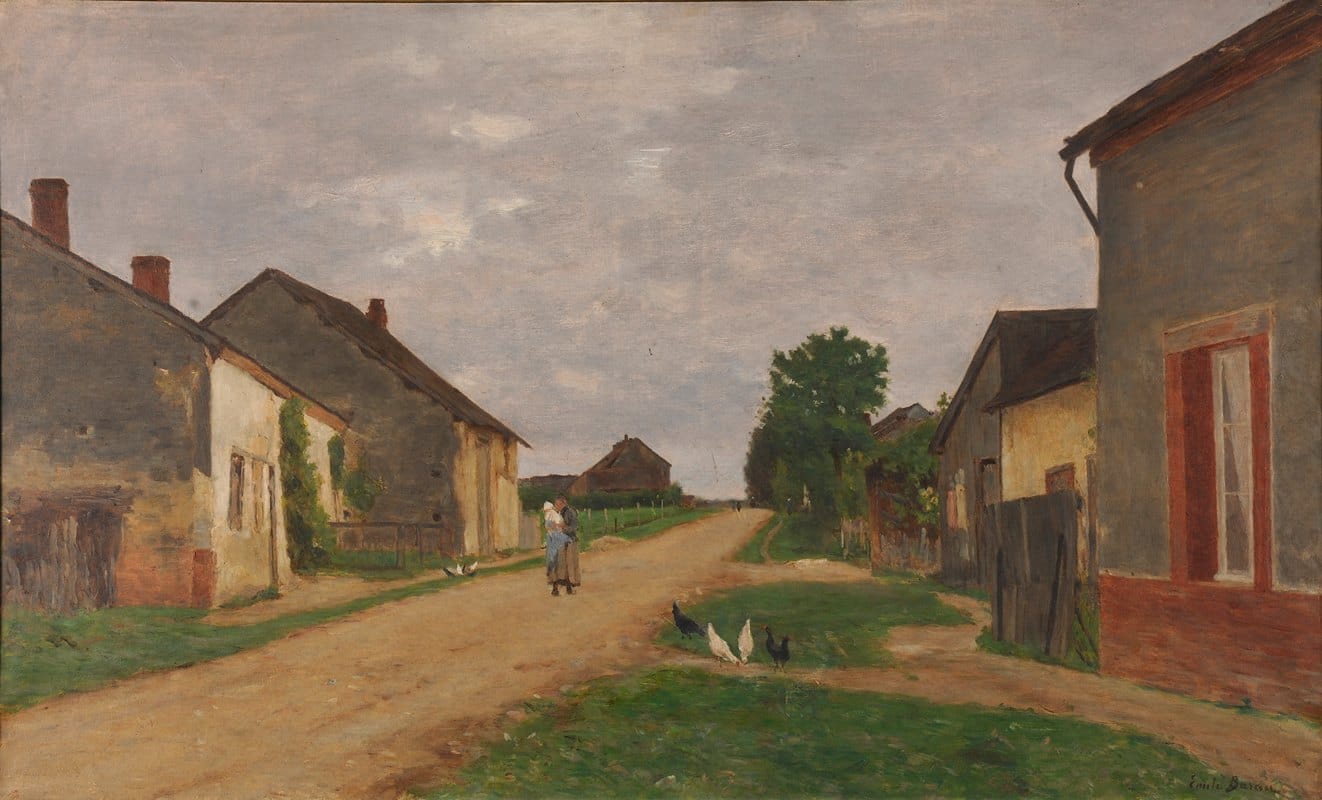 Émile Barau - Village champenois
