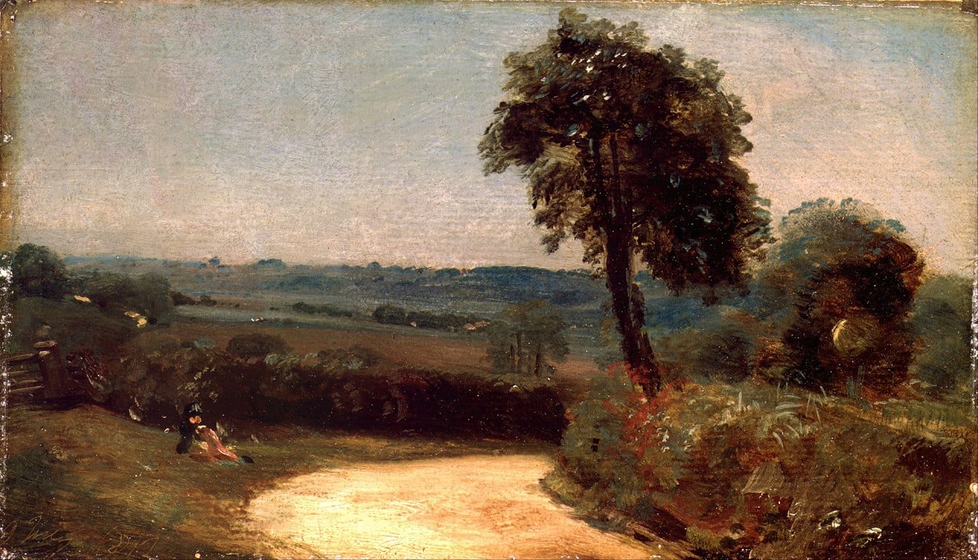 John Constable - The Lane from East Bergholt to Flatford