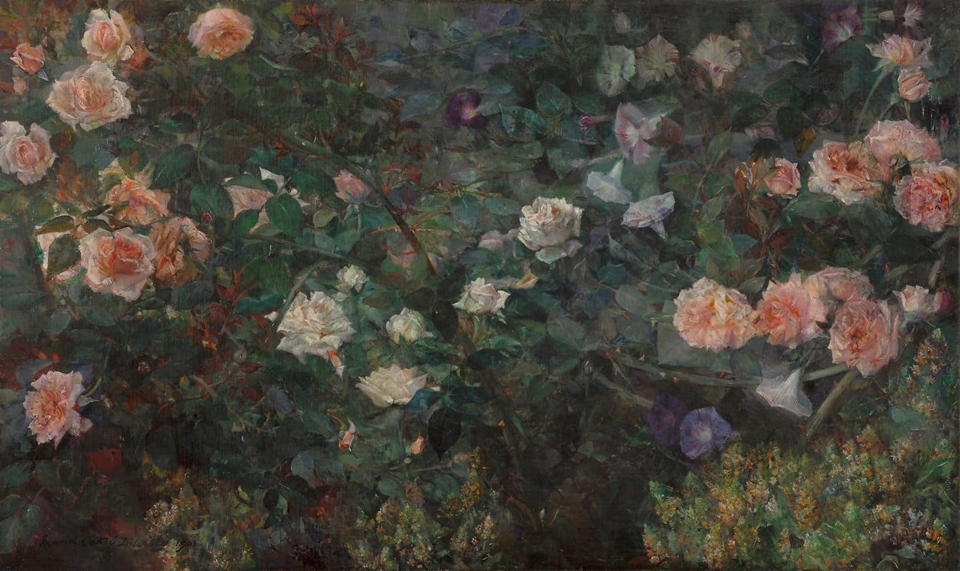 Maria Oakey Dewing - Rose Garden