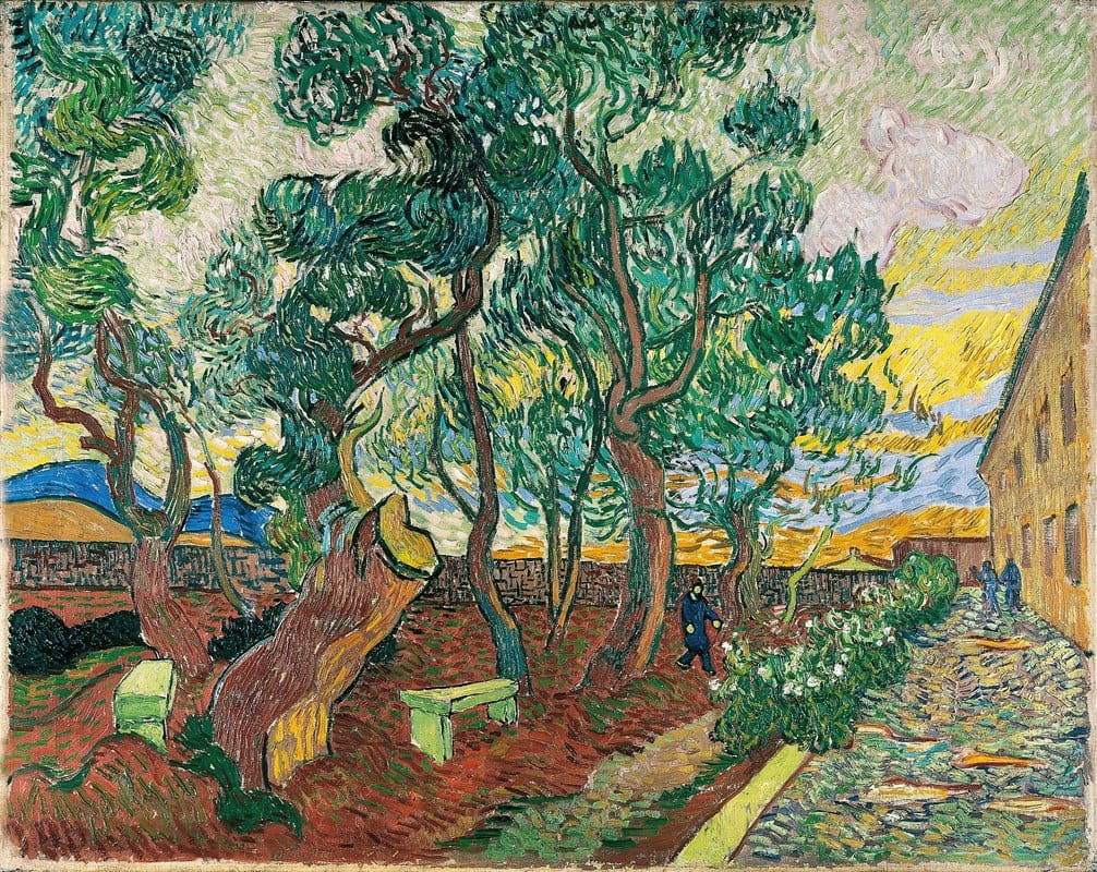 Vincent van Gogh - The Garden of Saint-Paul Hospital