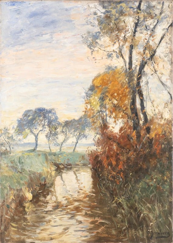 Olof August Andreas Jernberg - Autumn landscape
