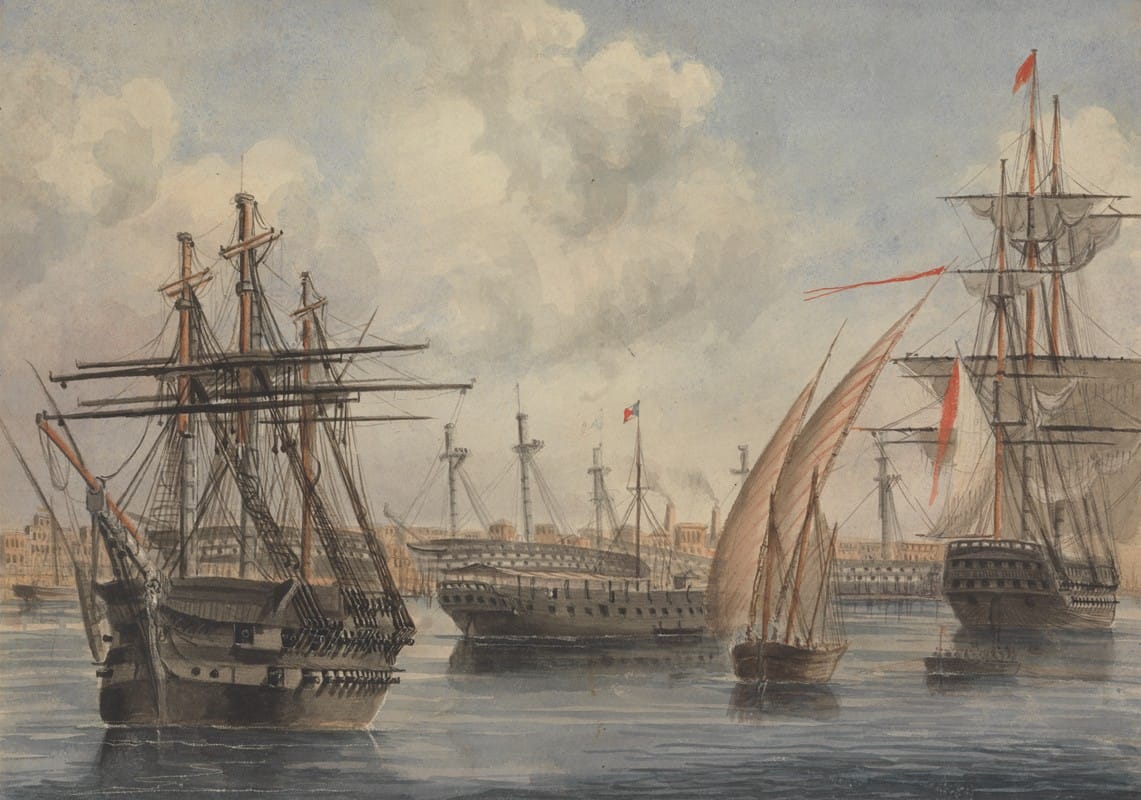 Charles Dyce - The Harbor, Alexandria