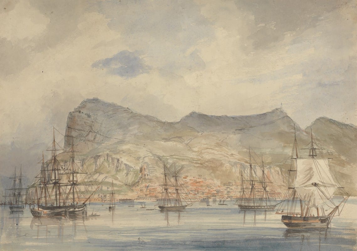 Charles Dyce - View of Gibraltar