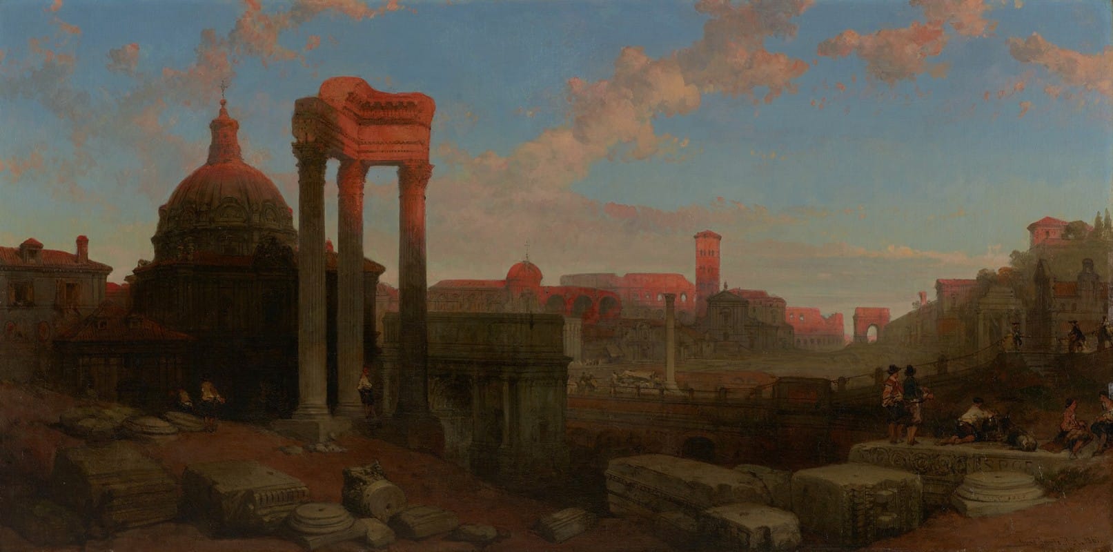 David Roberts - The Remains of the Roman Forum