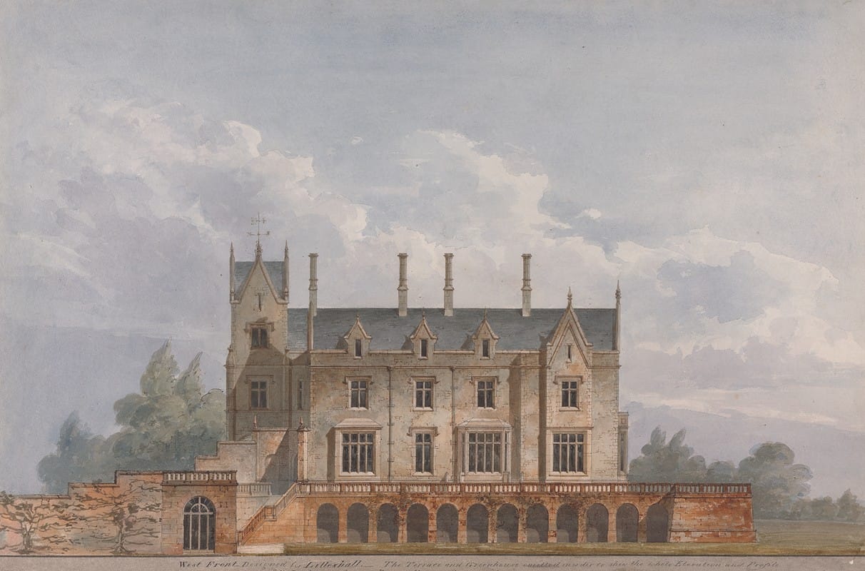 Sir Jeffry Wyatville - Lilleshall, Shropshire; West Front
