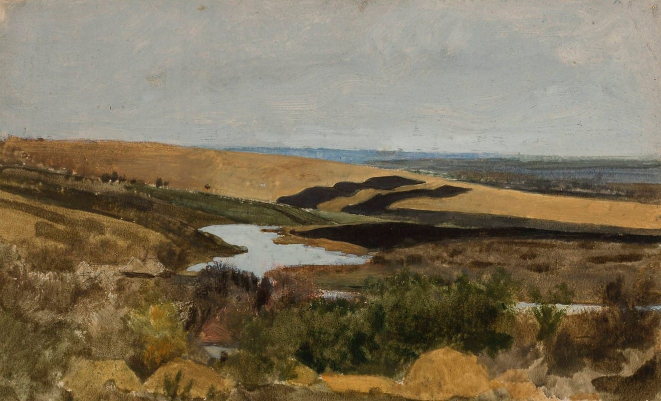 Stanisław Masłowski - Landscape from Ukraine