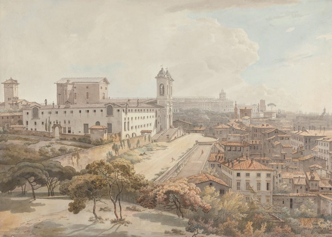 William Pars - A View of Rome Taken from the Pincio