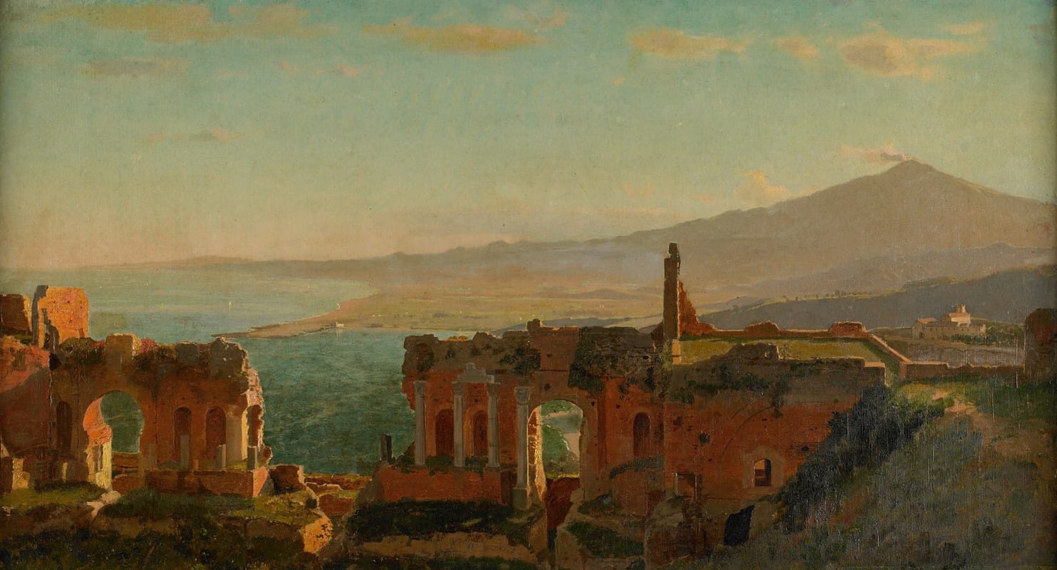 William Stanley Haseltine - Mt. Aetna from Taormina