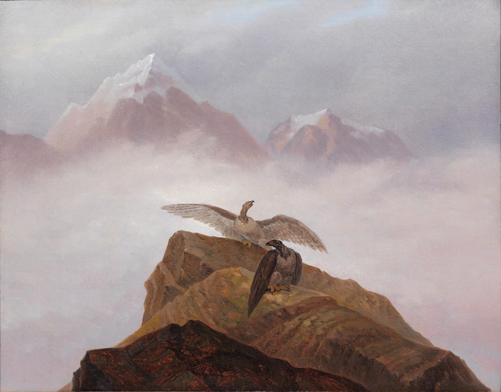 Carl Gustav Carus - Fantasy of the Alps