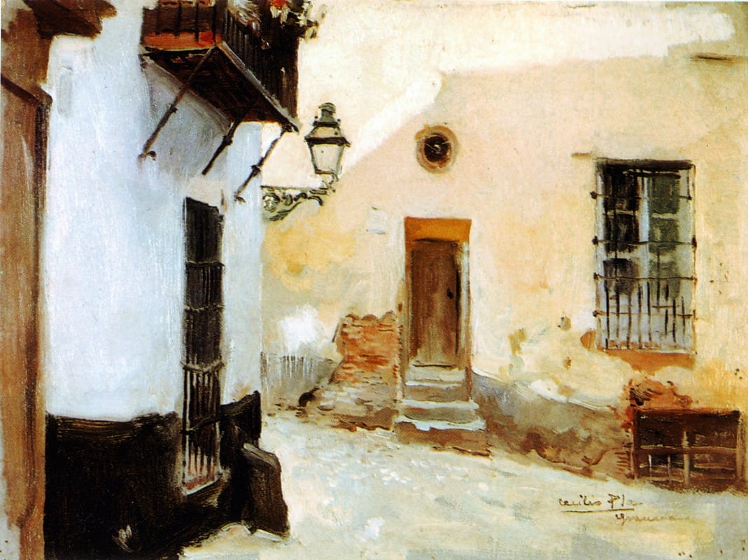 Cecilio Plá y Gallardo - A corner of Granada