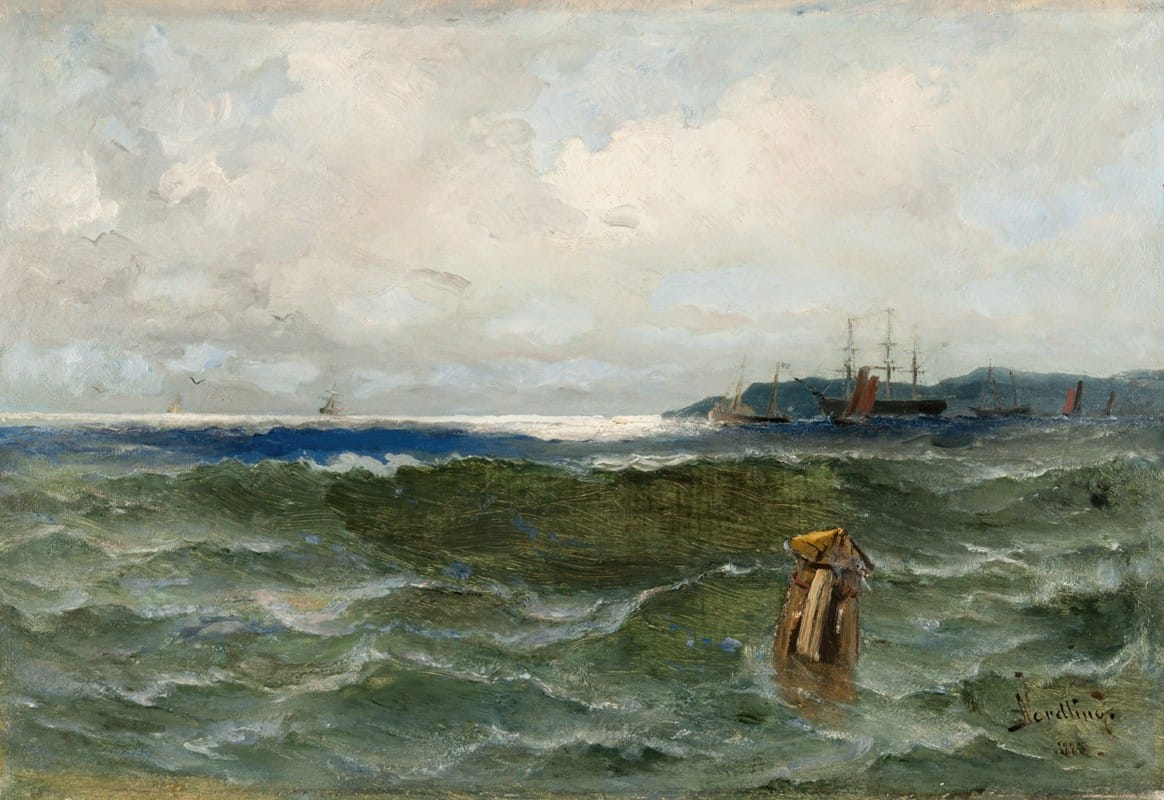 Adolf Fredrik Nordling - Seascape
