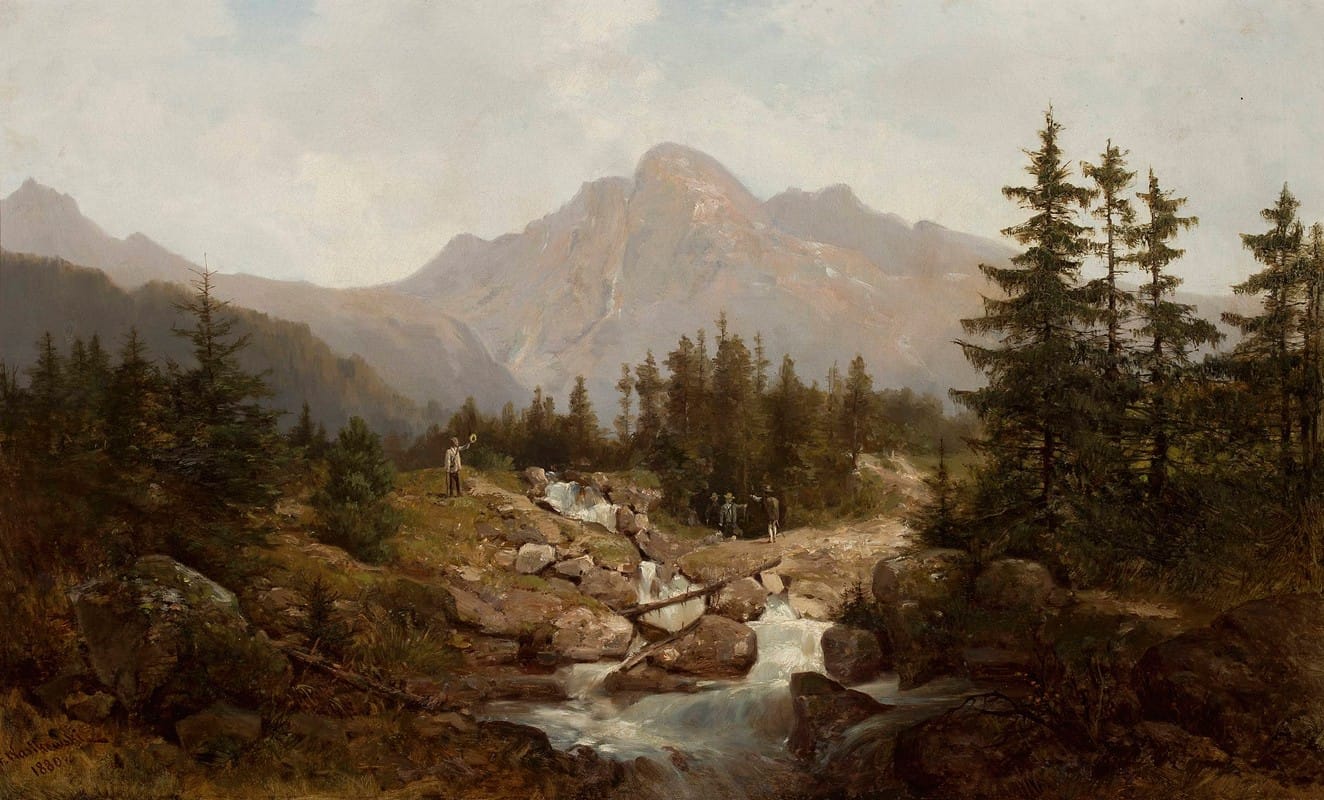 Franciszek Wastkowski - Tatra Mountain landscape