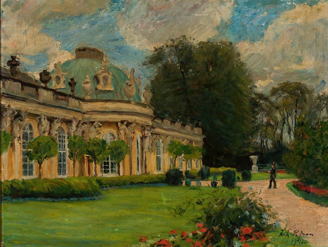 Fritz Rhein - Sanssouci Palace in Potsdam