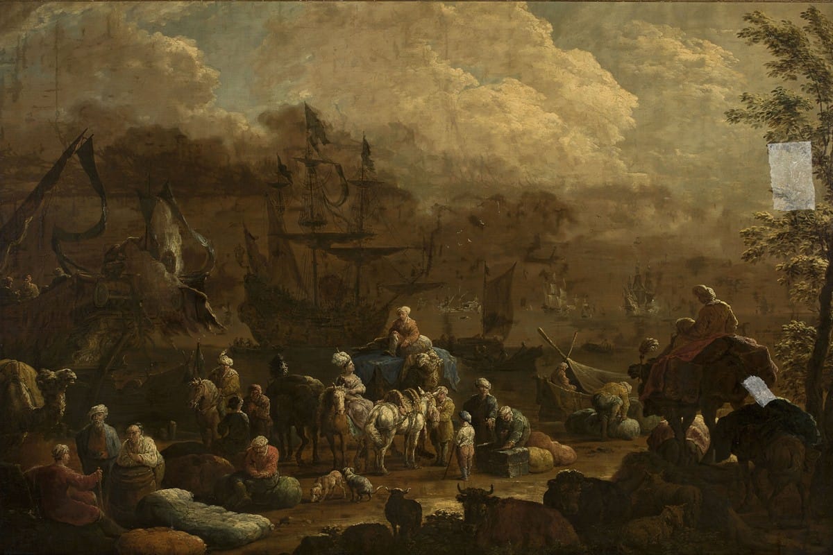 Hendrik van Minderhout - At an Eastern port
