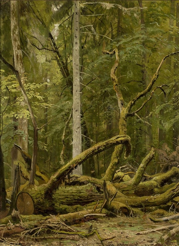 Ivan Ivanovich Shishkin - Cut down oak
