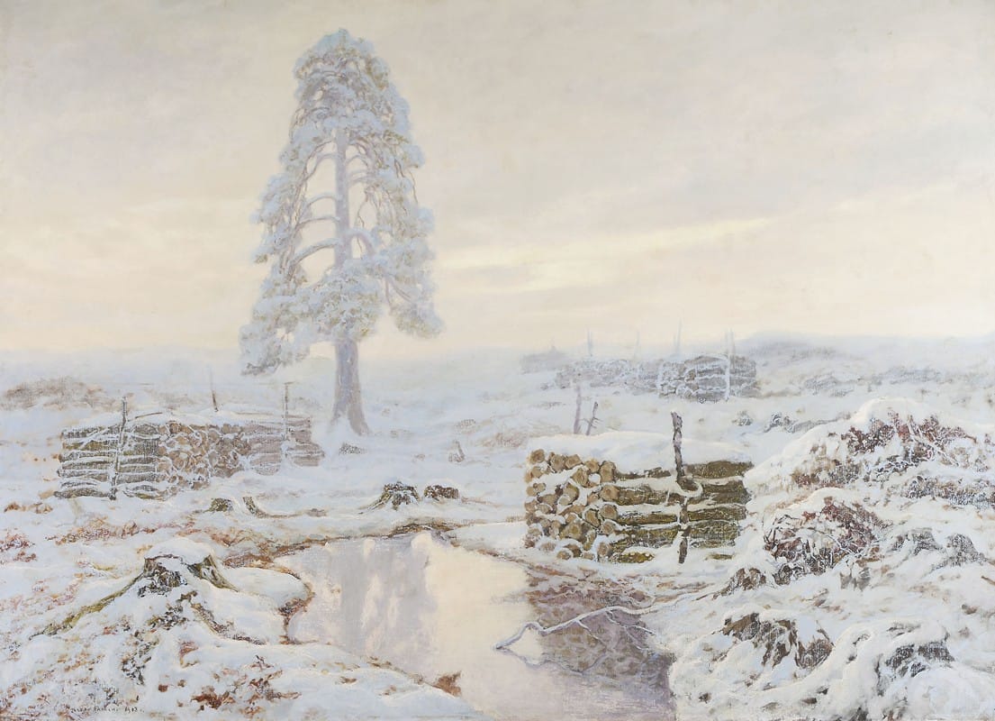 Józef Rapacki - Winter landscape