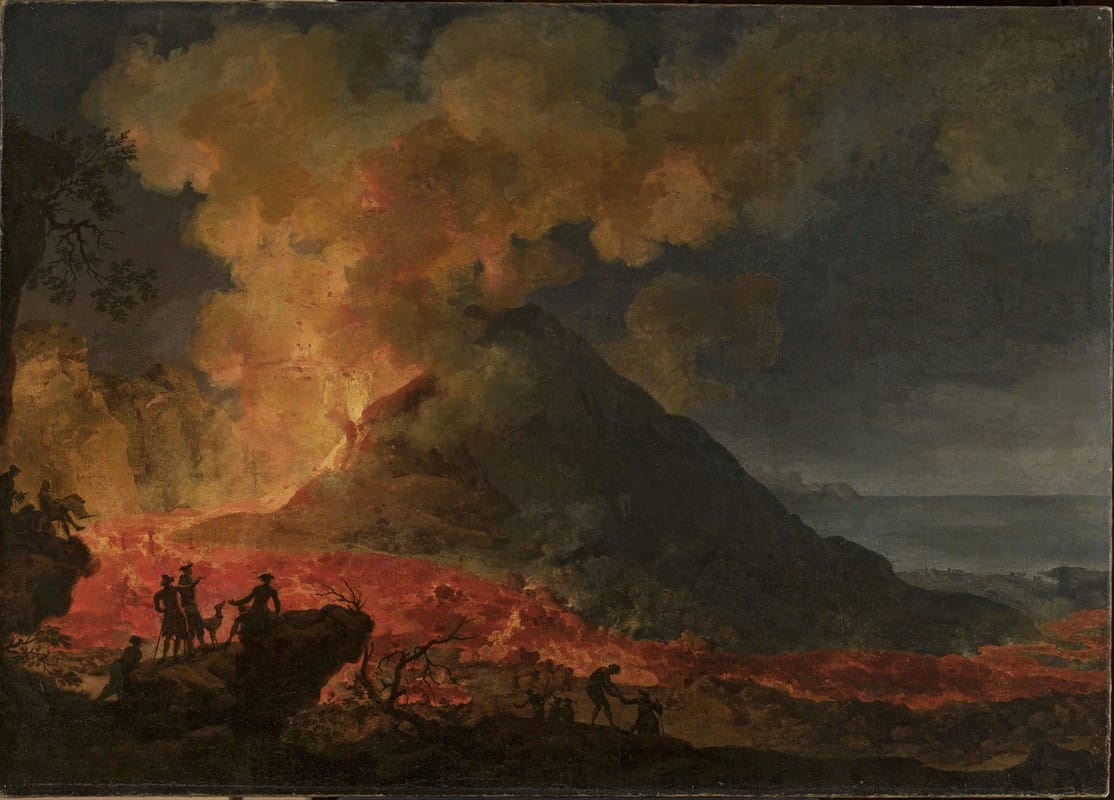 Pierre-Jacques Volaire - Eruption of Vesuvius