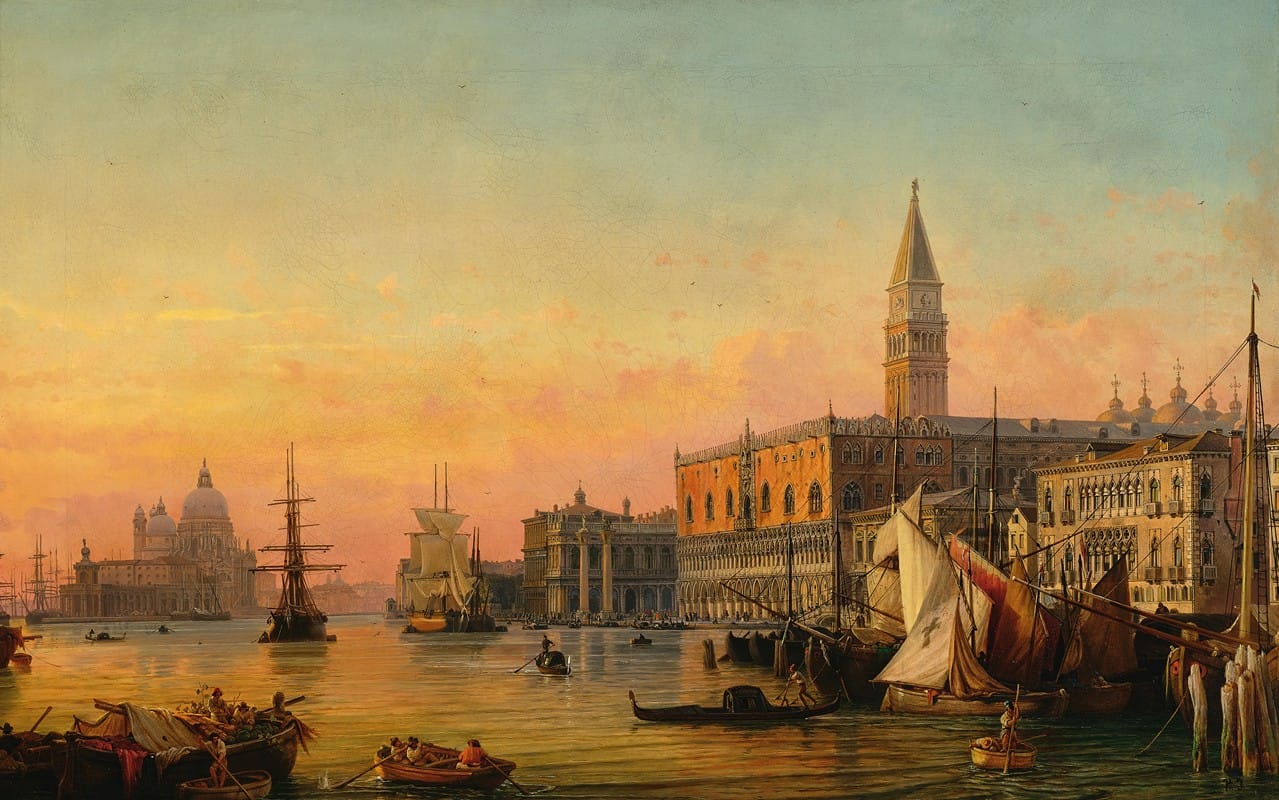 Anonymous - Venice, a View of the Bacino di San Marco