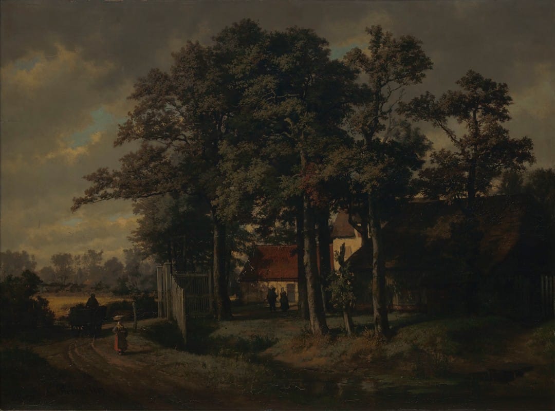 Gustave Louis Marie Piéron - Farm in Merksem