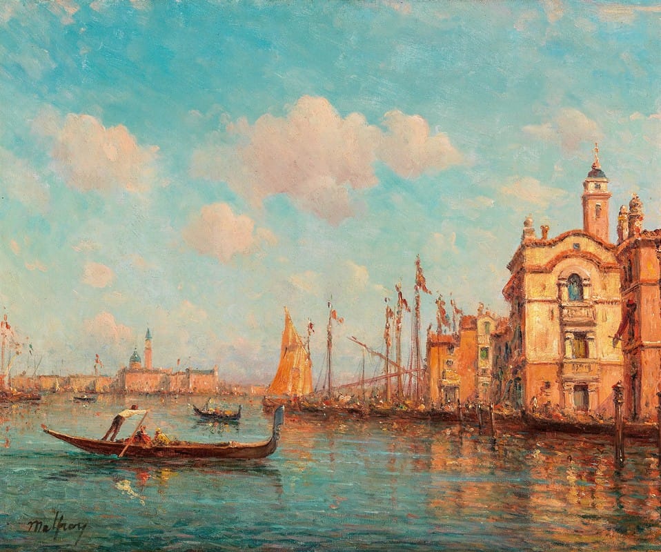 Henry Malfroy - Venice, a View to San Giorgio Maggiore