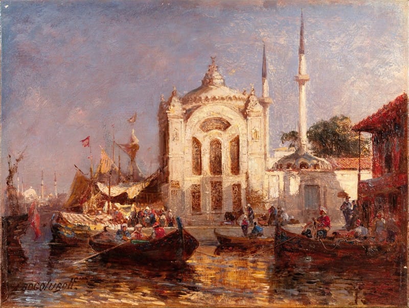 Alexei Petrovich Bogoliubov - The Dolmabahçe Mosque, Constantinople