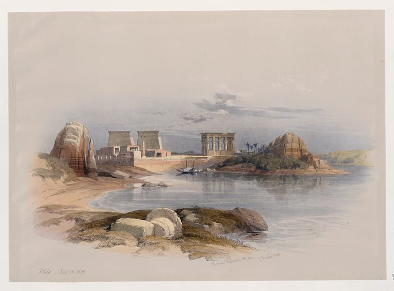 David Roberts - Philæ. Nov. 18, 1838