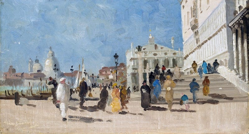 Hans Von Bartels - Impression aus Venedig – Riva degli Schiavoni