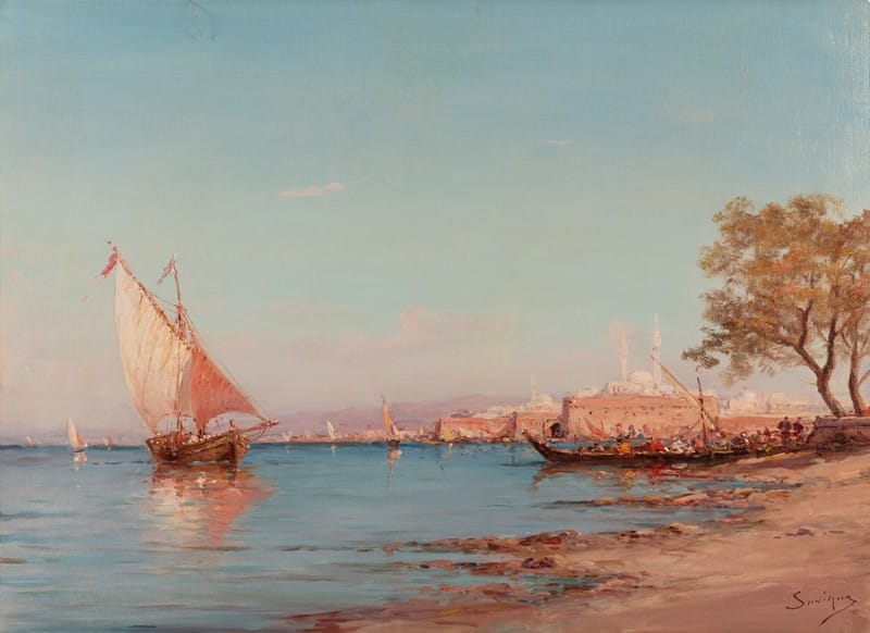 Henri Malfroy-Savigny - Bosphorus shores