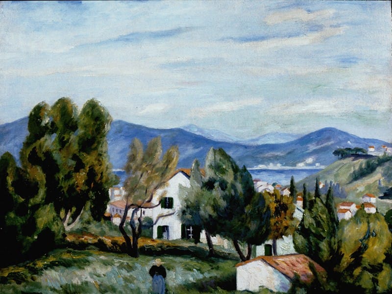 Henri Charles Manguin - Saint Tropez vu de la Maison de Vildrac